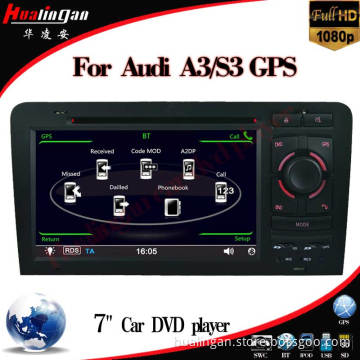7 Inch Car DVD Player for Audi A3 Audi S3 GPS Navigation with Tmc USB (HL-8796GB)